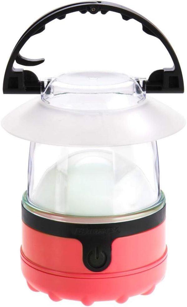 Dorcy 41-3019 4 LED Mini Lantern with Hanging Hooks and Batteries, Assorted Colors, clear (Pack of 3), Green - Image 6