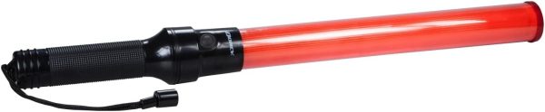 Dorcy 20-Lumen 12-Inch LED Signal Wand Flashlight with Wrist Strap Lanyard, Orange (41-1061), Reds - Image 2