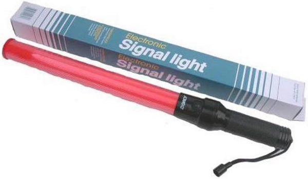 Dorcy 20-Lumen 12-Inch LED Signal Wand Flashlight with Wrist Strap Lanyard, Orange (41-1061), Reds - Image 3